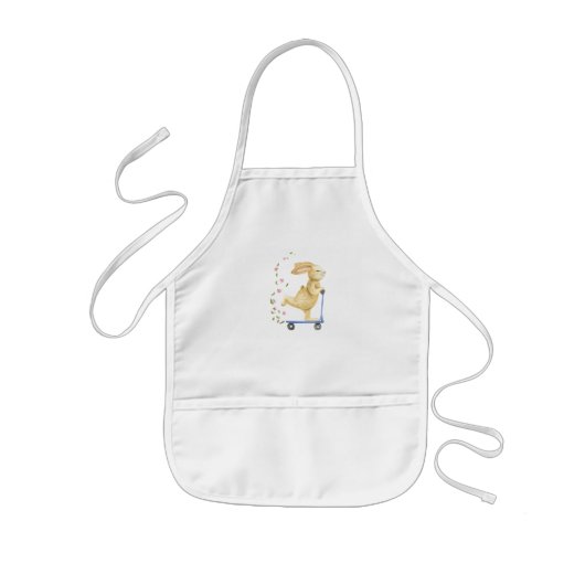 Apron Children - Cute Rabbit Kinder Schort (Voorkant)