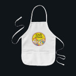 Apron Children Zeevie en Friends for Hanukkah Y Kinder Schort<br><div class="desc">Een Hanukkah Geel en Roze, het schort van kinderen. Dit "Zeevie and Friends" schort is een prachtig cadeau voor elk kind dat deze Chanoeka heeft. Gebruik het voor het bakken, het ambachten of het spel om de dag van een kind te maken! Personaliseer door tekst te schrappen, en uw toe...</div>