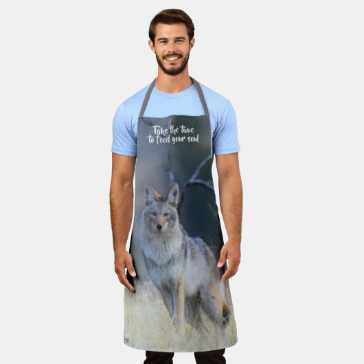 Apron Coyote (large) Schort (Gedragen)