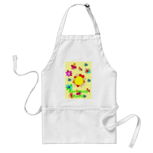 Apron, Der beste Koch! Standaard Schort (Voorkant)