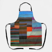 APRON - "Fire in the Evening" - Paul Klee Schort (Voorkant)