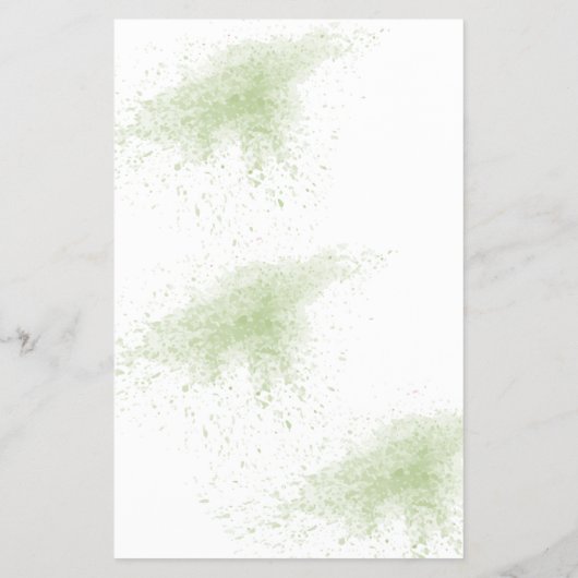 Apron Game Eucalyptus Bridal Shower Game Card Flyer (Achterkant)