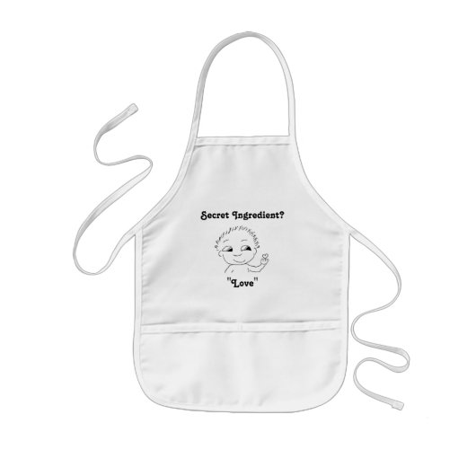 Apron - Geheime ingrediënten Kinder Schort (Voorkant)