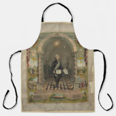 Apron - George Washington als Freemason Schort (Voorkant)