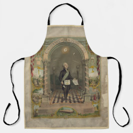 Apron - George Washington als Freemason Schort