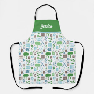 Apron gepersonaliseerd Gardening Patroon Schort