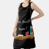 Apron gepersonaliseerde leraar in Faux-alkboard Schort (Insitu)