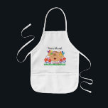 Apron Gift for Kids Personalize Kinder Schort<br><div class="desc">Schort voor kinderen. Geweldig geschenk voor de feestdagen! "Shmutz" betekent "een kleine puinhoop" in het Jiddisch! Ja. Kinderen doen dat!) Personaliseer het gebruiken van uw favoriete doopvontstijl, grootte, kleur en formulering. Grootte: Kinder schilderijen, tekenen, ambachten - allemaal geweldige activiteiten, maar hard op kleding. Dit kind-lengte schort houdt de kleding netjes...</div>