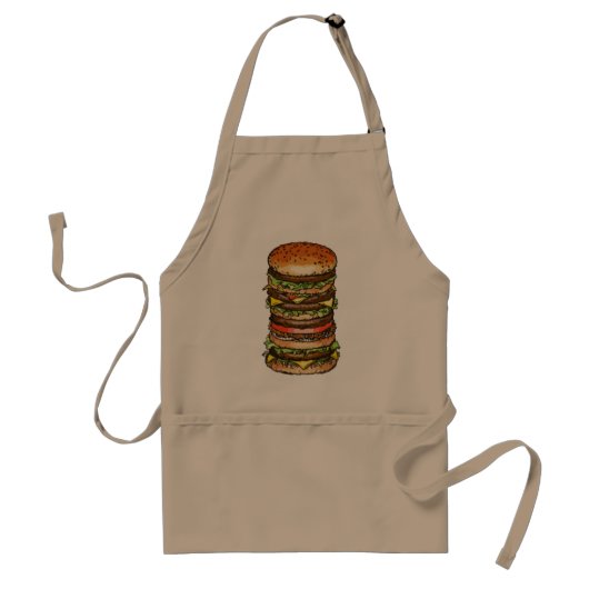 apron , grote hamburger standaard schort (Voorkant)