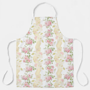 Apron in Paulette Toile Stripe in buttercup Schort