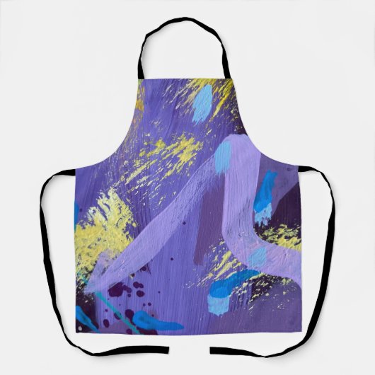 Apron in Sparkler Design Schort (Voorkant)