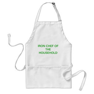 APRON - IRON CHEF VAN HET HUISHOUDEN STANDAARD SCHORT