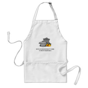 Apron - Joy of Cooking . . . wanneer de man dat do Standaard Schort