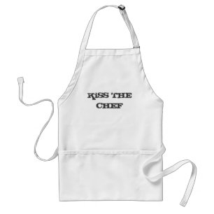 Apron "KiSS THE CHEF" Standaard Schort