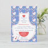 Apron Kitchen Bridal Shower Kaart (Staand voorkant)