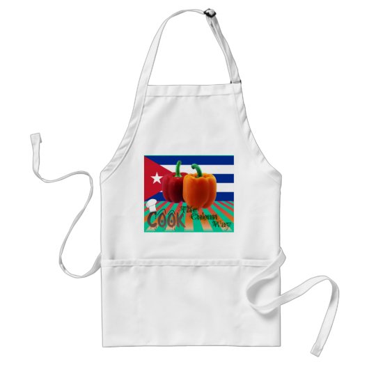 Apron (Kok de Cubaanse weg) Standaard Schort (Voorkant)
