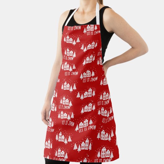 Apron Large (68,6 x 86,4 cm) - Christmas Pattern Schort (Insitu)