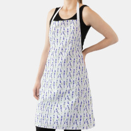 Apron Large (68,6x86,4 cm) - Lavender Pattern Schort