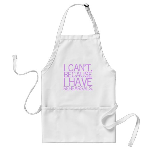 Apron (lavender) standaard schort (Voorkant)