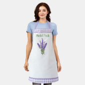 Apron Market Fresh Lavender Schort (Gedragen)