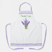 Apron Market Fresh Lavender Schort (Voorkant)