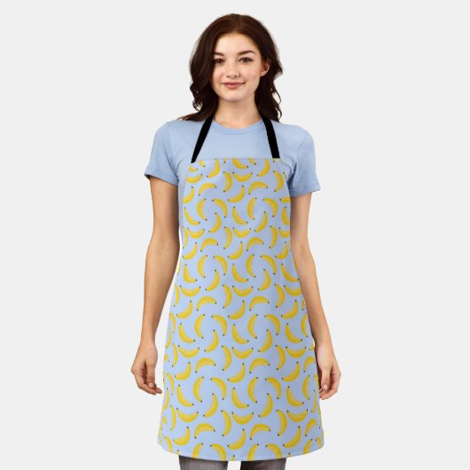 Apron Medium (66 x 76,2cm) - Banana Pattern Schort (Gedragen)