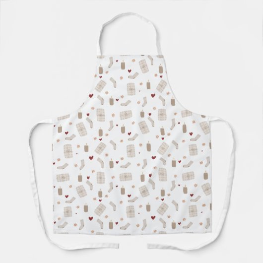 Apron Medium (66 x 76,2cm) - Christmas Pattern Schort (Voorkant)