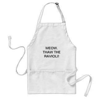 APRON - MEOW THAW THAW DE RAVIOLI STANDAARD SCHORT