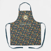 Apron met aardbei paisley patroon schort (Voorkant)