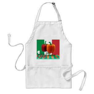Apron (met de Italiaanse weg) Standaard Schort