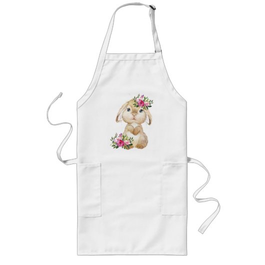 Apron met een Bunny Lang Schort (Voorkant)