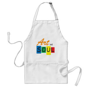 Apron met een kleine Art en Soul Standaard Schort