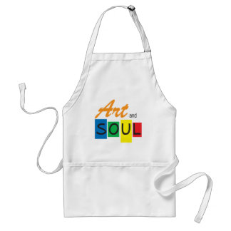 Apron met een kleine Art en Soul Standaard Schort