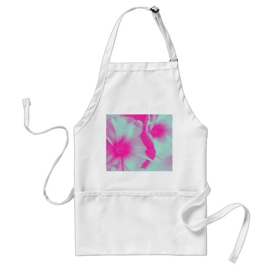 Apron met Floral Design Standaard Schort (Voorkant)