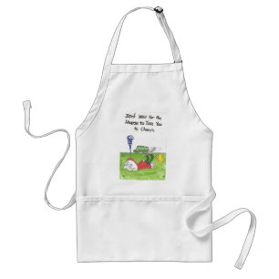 Apron met grappige kerkgezegden, geanimeerd standaard schort
