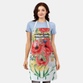 Apron met Monet Quote voor vrouwen Schort (Gedragen)