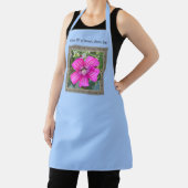 Apron met verbluffende magenta Hibiscus Schort (Insitu)