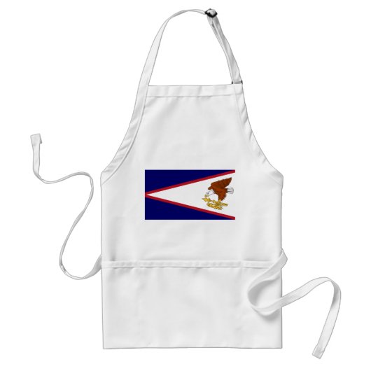 Apron met vlag van Amerikaans Samoa, VS Standaard Schort (Voorkant)