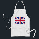 Apron met vlag van het Verenigd Koninkrijk Standaard Schort<br><div class="desc">Voeg een vleugje Britse trots toe aan uw keuken met dit schort met de Britse vlag! Dit schort is gemaakt met zorgvuldige aandacht voor detail en is een eerbetoon aan het rijke erfgoed en de culturele verscheidenheid die de Union Jack vertegenwoordigt. Het ontwerp toont met trots de iconische vlag van...</div>