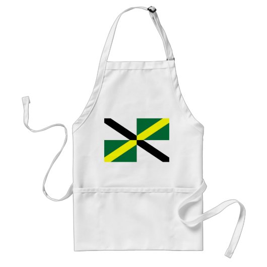Apron met vlag van Monterey City, staat Californië Standaard Schort (Voorkant)