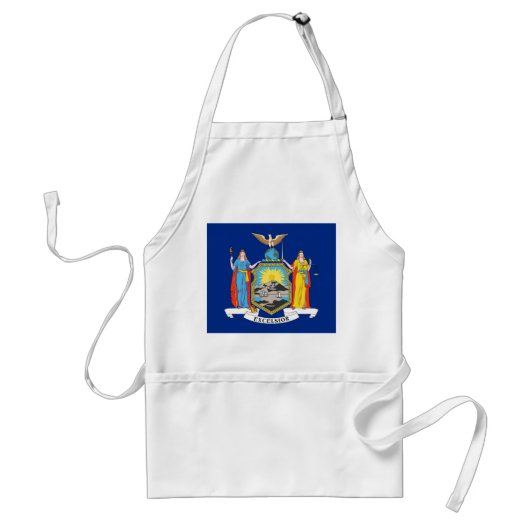Apron met vlag van New York, VS Standaard Schort (Voorkant)