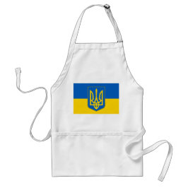 Apron met vlag van Oekraïne Standaard Schort