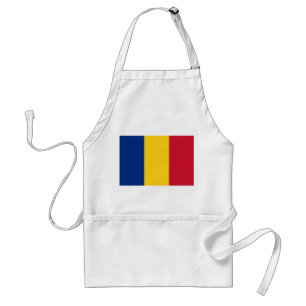 Apron met vlag van Roemenië Standaard Schort