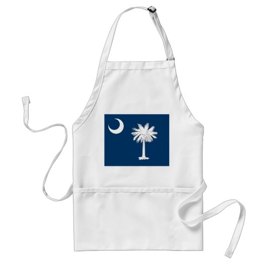 Apron met vlag van South Carolina, VS. Standaard Schort (Voorkant)