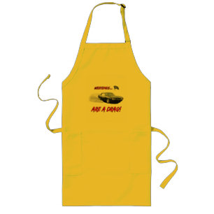 Apron met "Weekends zijn een "Drag"-ontwerp Lang Schort