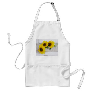 Apron met zonnebloemen standaard schort