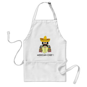 Apron, MEXICAN CHEF! Standaard Schort
