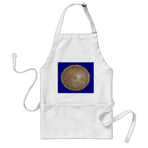 Apron Morrocon Beauty op Blue Standaard Schort