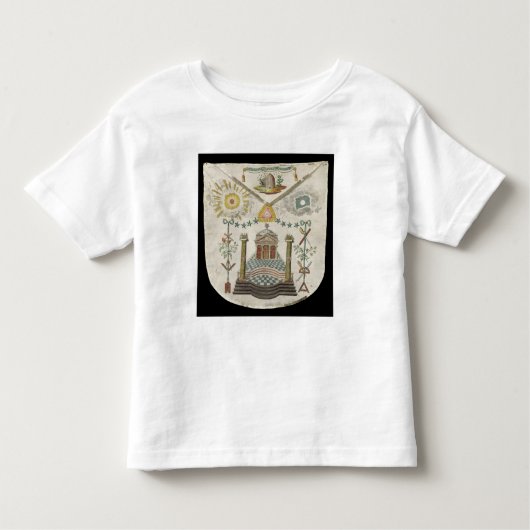 Apron of a Master of Saint-Julien Lodge in Kinder Shirts (Voorkant)