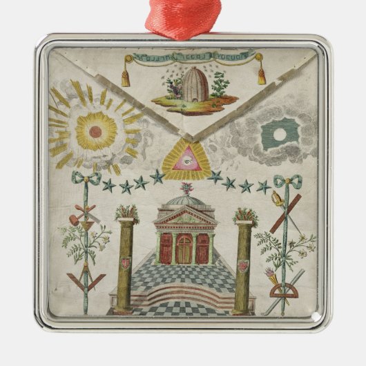 Apron of a Master of Saint-Julien Lodge in Metalen Ornament (Voorkant)